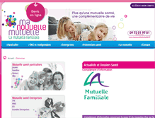 Tablet Screenshot of manouvellemutuelle.fr